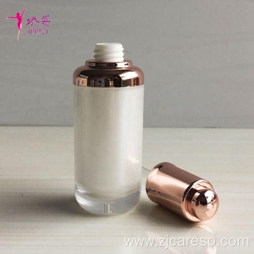 Shape Acrylic Dropper Bottle for Skin Care Packaging